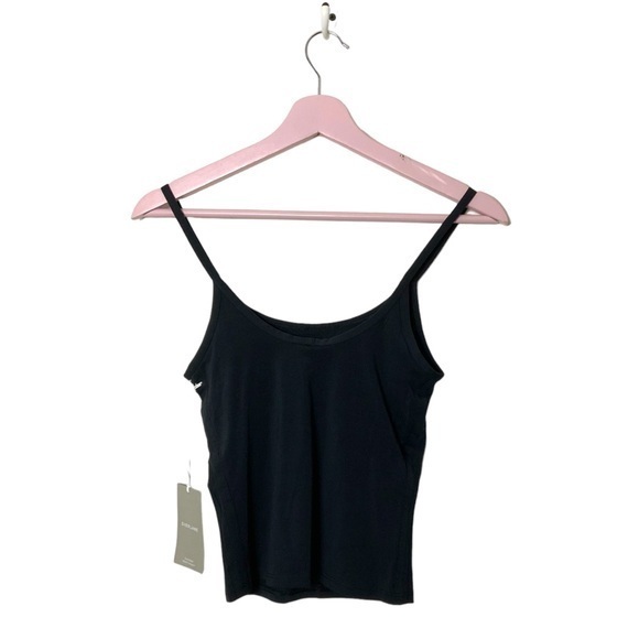 Everlane Tops - Everlane black scoop neck spaghetti strap tank NWT XXS